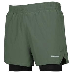 Pantalones Cortos Deportivos para Hombre 2 en 1, Pantalones Cortos de Compresión para Entrenamiento, de Secado Rápido, para Gimnasio, Correr, Deportes, Reflectantes - Product Image 1