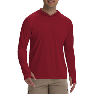 เสื้อฮู้ดกันรังสียูวีสำหรับผู้ชาย – เสื้อผ้าฤดูร้อนที่ระบายอากาศได้ดี - Product Image 3