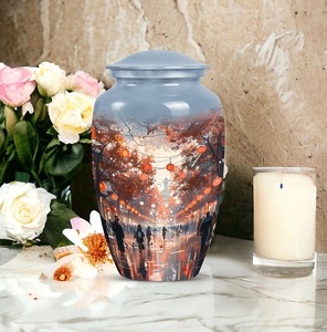 โกศบรรจุอัฐิสำหรับผู้ใหญ่ ขนาดใหญ่ ตกแต่งสไตล์ยุโรปอเมริกัน เป็นมิตรกับสิ่งแวดล้อม ปรับแต่งได้ ความจุ 220 คิวบิกอินช์ - Product Image 2