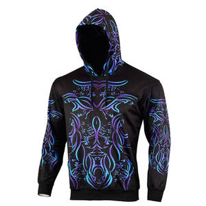 Sudaderas con Capucha Sublimadas de Diseño Básico 2026, Mezcla de Algodón, Talla Grande, Personalizadas con Logotipo Propio, Impresión por Sublimación, Sudaderas con Capucha para Hombre - Product Image 2