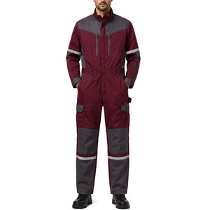 Combinaison de travail personnalisée avec poches utilitaires, manches longues, uniforme de travail pour les métiers de l'usine, de l'automobile et de la maintenance - Product Image 2