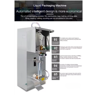 Machine de remplissage et de scellage automatique électrique haute productivité pour sachets de gel liquide, pour l'emballage de miel, d'huile et de boissons
