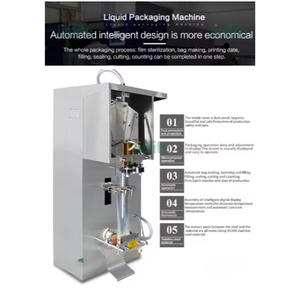 Automatic Liquid Pouch Packing Machine Water Beverage Sachet Filling Sealing Machine with Auto Cutting Pure Water Cutting liquid - Product Image 5