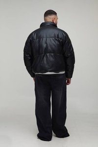 Chaqueta de Invierno Acolchada Transpirable y Resistente al Viento de Alta Calidad para Hombre con Cierre de Cremallera con Logotipo Personalizado, Servicio OEM, Acabado Lavado - Product Image 5