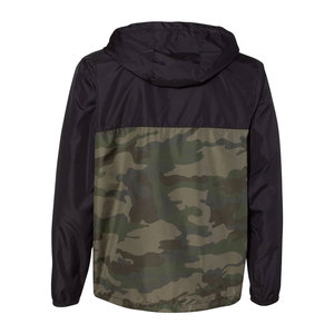 Independent Trading Co Lightweight Running <b>Jacket</b> Black Charcoal Full-Zip Hooded Water-Blocking <b>Purple</b> Navy Zipper Hooded - Product Image 5