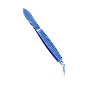 Pinzas Oftálmicas de Acero Inoxidable con Recubrimiento Azul de Alta Calidad, Pinzas Quirúrgicas para Ojos, Juego de Instrumentos para Ligaduras de Párpados - Product Image 2