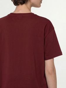เสื้อยืดเดนิมคอกลมแขนยาวสำหรับผู้ชาย-ผ้าฝ้าย 100% เป็นมิตรกับสิ่งแวดล้อม ทรงปกติ - Product Image 6