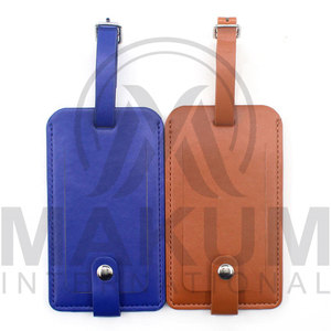 Etiqueta de Equipaje de Cuero Genuino de Alta Calidad MAKUM INTERNATIONAL, Etiqueta de Lujo Suave con Logotipo Personalizado MI.LT.008 - Product Image 6