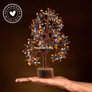 Wholesale Multi <b>Chakra</b> Crystal <b>Tree</b> of Life Copper Wire Healing Gemstone <b>Tree</b> Home Decor - Product Image 6