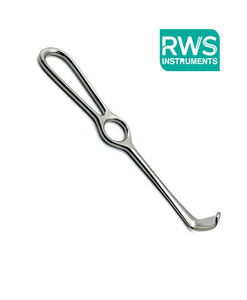 RWS INSTRUMENTS Écarteur chirurgical dentaire 17 cm manuel en acier inoxydable de classe I, 4 positions de mâchoires, poignée ergonomique de luxe, CE - Product Image 1