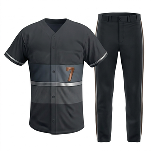 Custom Sublimated <b>Baseball</b> Jerseys Eco-Friendly Breathable Durable 100% Polyester Unisex All Sizes Wholesale - Product Image 2