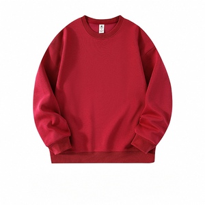 เสื้อสเวตเชิ้ตคอกลมสีขาวแบบยูนิเซ็กซ์ ผ้าฝ้ายถัก 100% ทรงปกติ สีพื้น สวมใส่สบายๆ สำหรับฤดูใบไม้ร่วง - Product Image 5