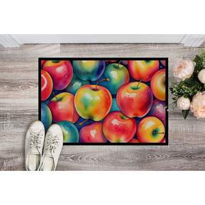 Colorful Apples Non-Slip <b>Indoor</b>/Outdoor Doormat <b>Washable</b> Low Pile 24H X 36W Front <b>Door</b> <b>Mat</b> for Entryway - Product Image 2