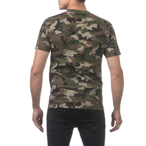 เสื้อยืดลายพรางผู้ชาย ดีไซน์เท่ห์ ระบายอากาศได้ดี เนื้อผ้านุ่มพิเศษ โพลีเอสเตอร์ สวมใส่สบาย เหมาะสำหรับออกกำลังกายและใส่ลำลอง - Product Image 4