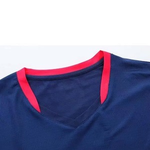 Camiseta de Fútbol para Hombre con Cuello en V, Manga Corta, Color Degradado, Absorbe la Humedad, Poliéster, Ajuste Atlético, para Todas las Temporadas - Product Image 6