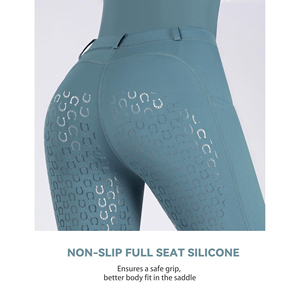 Women's Riding Tights <b>Knee</b>-<b>Patch</b> Breeches Equestrian Horse Riding Pants Sports Tights Multi Pockets Compression Tights - Product Image 6