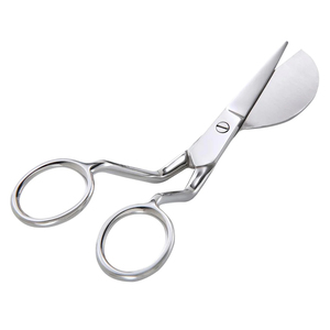 Durable Duckbill Cuticle Scissors Curved Blade Right-Handed Stainless Steel Steel Handle Hole Beauty <b>Tool</b> Nail <b>Technicians</b> - Product Image 2