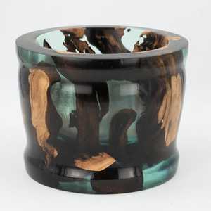 ชามเสิร์ฟผลไม้ ขนมหวาน ทำจากไม้และเรซิ่น ของตกแต่งโต๊ะอาหารที่ดีที่สุด ขนาดและรูปทรงตามสั่ง ขายดี ชามไม้และอีพ็อกซี่เรซิ่น - Product Image 5