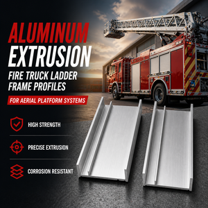 Aluminum Extrusion Fire Truck <b>Ladder</b> Frame Profiles for Aerial Platform Systems - Product Image 3