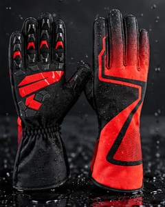 Guantes de Carreras de Dedo Completo, de Poliéster y Algodón, Impermeables, Ligeros, Antideslizantes, con Cierre de Gancho y Bucle, Unisex, para Invierno y Actividades al Aire Libre, con Paneles - Product Image 5