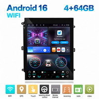 Autoradio Android de style Tesla 9,7'' pour Toyota Land Cruiser Prado 120 Lexus GX470 2002-2009 CarPlay Android Auto DSP SWC GPS