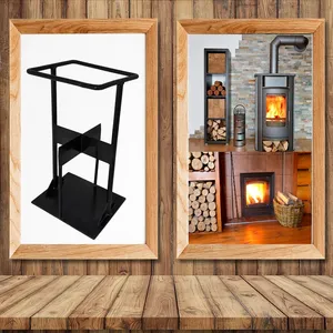 Nouveau design de support à bois de chauffage portable pour terrasse, camping, espaces extérieurs élégants, métal pliable, haute puissance de chauffage 40000-44999 BTU - Product Image 3