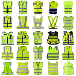High Visibility Reflective Safety Vest Unisex Traffic Security Vest for Construction <b>Road</b> Work Outdoor <b>Night</b> Safety OEM - Product Image 6
