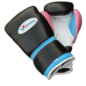 Winning Boxing <b>Gloves</b> 16-Oz Leather Training <b>Gloves</b> Lace-Up Adjustable Wrist Strap Adult Boxing Gear - Product Image 2