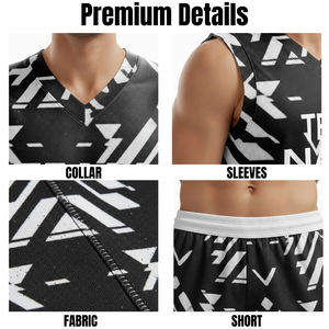 Tenues de basket-ball personnalisées de haute qualité, maillots de basket-ball par sublimation, vente en gros, fabrication professionnelle, 100 % polyester respirant - Product Image 6