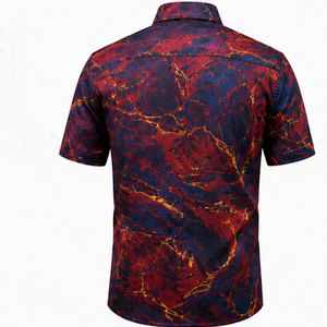 Camisa Elegante con Estampado para Hombre, Camisa de Diseñador con Costuras Premium y Construcción de Mezcla de Algodón de Alta Calidad - Product Image 2