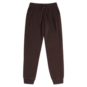 Pantalon de survêtement unisexe ample en molleton de coton épais avec cordon de serrage, style décontracté, pour universités, académies et écoles - Product Image 1