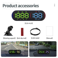 Nouveau Compteur de Vitesse GPS Satellite 2026 Alimenté par USB HUD G26 Jauge Numérique avec Horloge pour Voitures et Camions