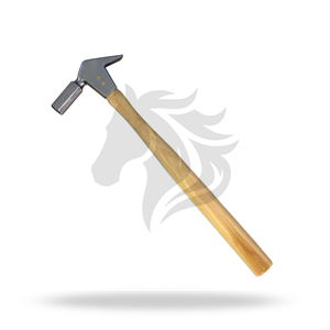 Martillo de forja de 10 oz para uso veterinario en el cuidado de pezuñas de caballos y herramental - Product Image 1