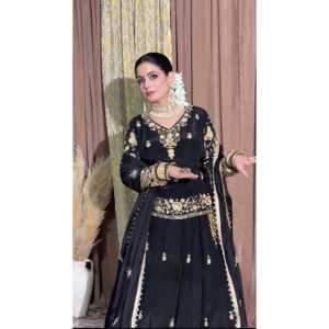 Hermosa ropa de fiesta Vestidos de baile Fancy Border Work Lehenga Top - Product Image 2