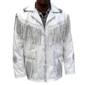 Ready to Ship Custom Western Luxury Vintage <b>Suede</b> Fringe High Street Front Logo <b>Bomber</b> Coat - Product Image 2