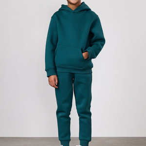 Custom Logo Kids Streetwear Clothing Children's Boys Hoodies Customized 350 GSM Winter Kids Plain <b>Tracksuit</b> Kids Hoodie Set - Product Image 6