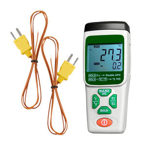 Termómetro de Doble Canal Tipo K de Alta Precisión |   Medidor de Temperatura Diferencial Industrial Portátil T1-T2 (OEM Disponible) - Product Image 4