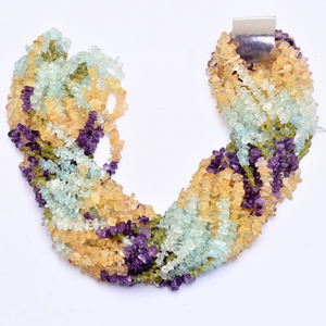 Mix Gemstone 5mm Nugget Smooth <b>Beads</b> Natural Multi Mix Semiprecious Gemstone Uncut Chips <b>Loose</b> <b>Beads</b> For Jewelry Making Supplies - Product Image 3