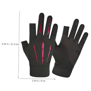 Gants d'hiver antidérapants à doigts entiers, anti-vibrations, rembourrés, unisexes, isolants thermiques, en polyester, pour activités de plein air - Product Image 2