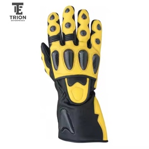 Gants de moto confortables pour motocross, gants de conduite d'été personnalisés à doigts entiers pour moto, cyclisme et course à vélo - Product Image 3