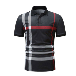 Chemises polo respirantes de couleur unie fabriquées par des professionnels, vêtements décontractés pour hommes, chemises polo à la mode, nouveau design, logo personnalisé - Product Image 1