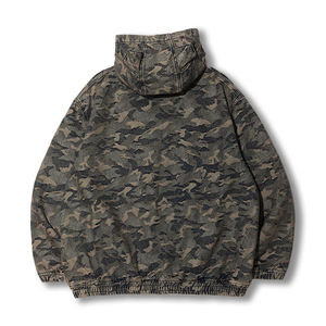 Sudadera con Capucha Personalizada de Algodón 100% Ecológico, de Corte Regular y Peso Pesado, Estilo Urbano, Estampado Digital Completo, para Caza de Otoño - Product Image 4