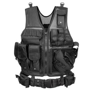 Chaleco Táctico Transpirable Personalizado, Chaleco de Caza de Poliéster con Bolsillos Utilitarios, Chaleco Ligero para Entrenamiento de Tiro al Aire Libre, OEM - Product Image 6