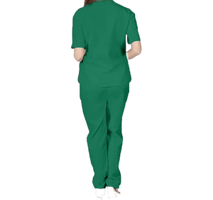 Ensembles d'uniformes médicaux personnalisés de haute qualité en gros, couleur unie, respirants, séchage rapide, en coton, design streetwear pour femmes - Product Image 5