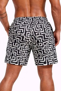 Pantalones Cortos Deportivos para Hombre, Estilo Vintage, de Poliéster/Nailon, Doble Capa, Transpirables, de Secado Rápido, con Cintura Elástica, Personalizados con Impresión, MOQ Bajo, Venta al Por Mayor - Product Image 5
