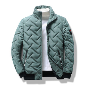 Veste matelassée coupe-vent décontractée pour homme, avec fermeture éclair sur le devant, broderie personnalisée OEM, prix usine Chine Bangladesh - Product Image 4
