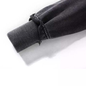 Sudadera de Forro Polar Barata para Hombre, Cuello Redondo, Venta al por Mayor, Color Sólido, Mangas Largas, Logotipo Personalizado, Sudaderas Básicas para Hombre - Product Image 3