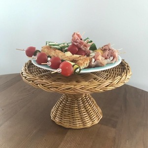 Rustic Rattan <b>Cupcake</b> <b>Stand</b> Perfect For Birthday Party Baby Shower And Event Dessert Decoration Handcrafted From India - Product Image 3