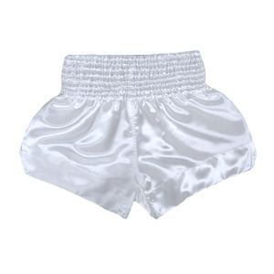 Newest <b>100</b>% Cotton Satin Stretch Muay Thai MMA Boxing Training Shorts with Custom Colors - Product Image 2