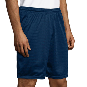 Pantalones Cortos de Malla para Hombre, Estilo Urbano, Cintura Media, 100% Poliéster, Diseño Liso, Cintura con Cordón Ajustable, Transpirables - Product Image 3